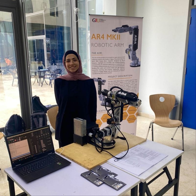 AR4 robot in education