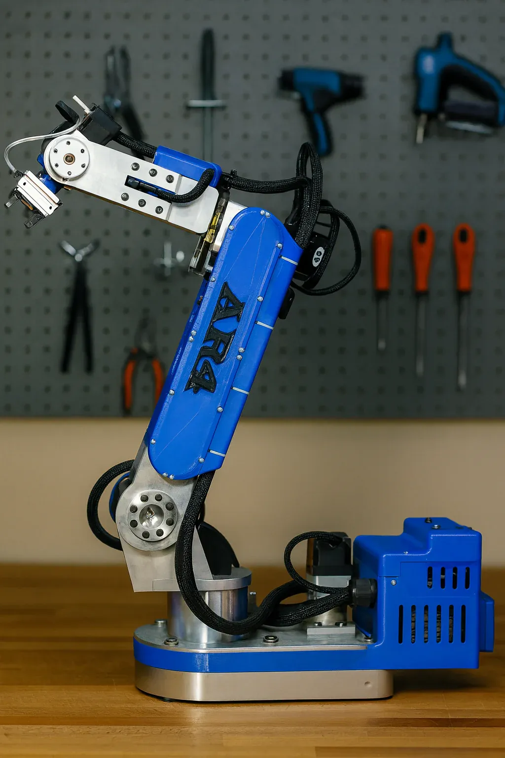 AR4 MK5 Robot 3D Printed Parts Set: Blue photo 3