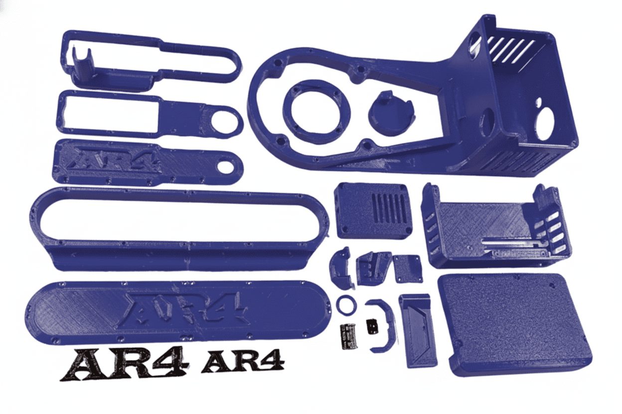 AR4 MK5 Robot 3D Printed Parts Set: Dark Blue