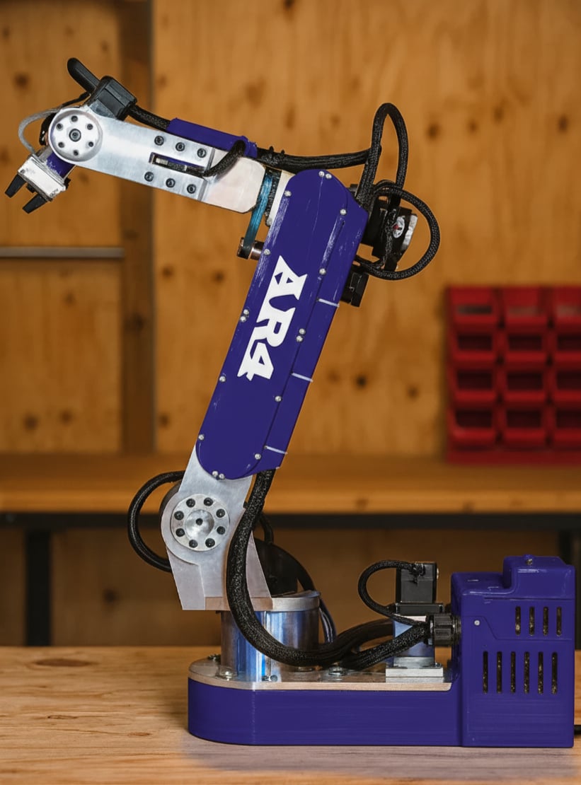 AR4 MK5 Robot 3D Printed Parts Set: Dark Blue photo 3