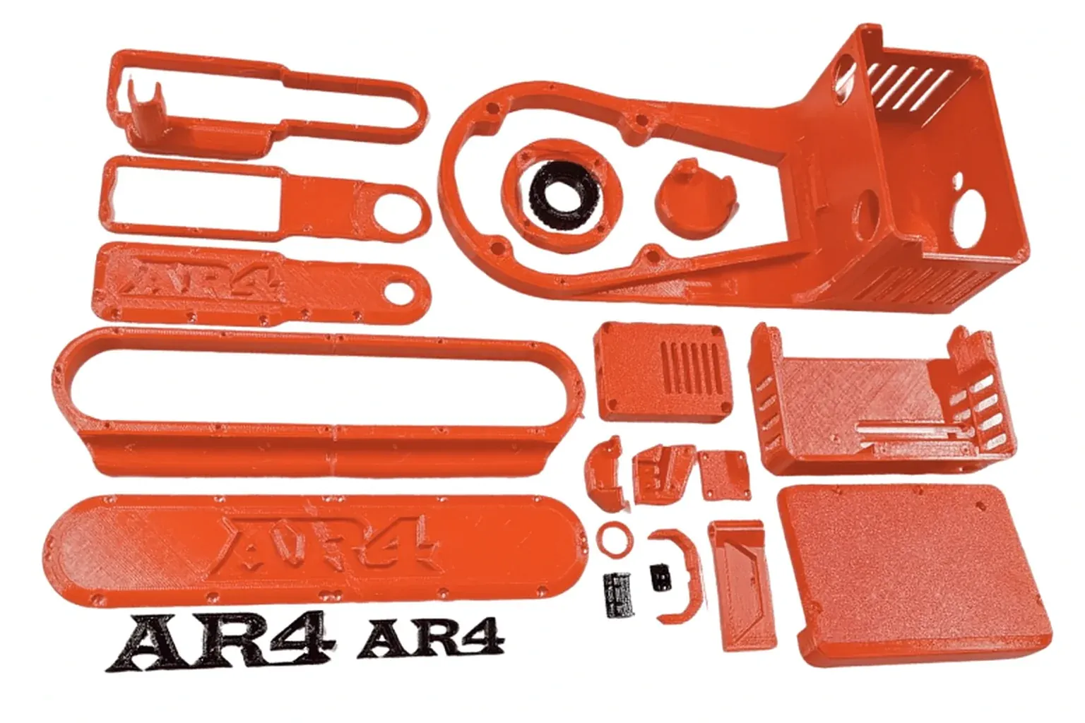AR4 MK5 Robot 3D Printed Parts Set: Red