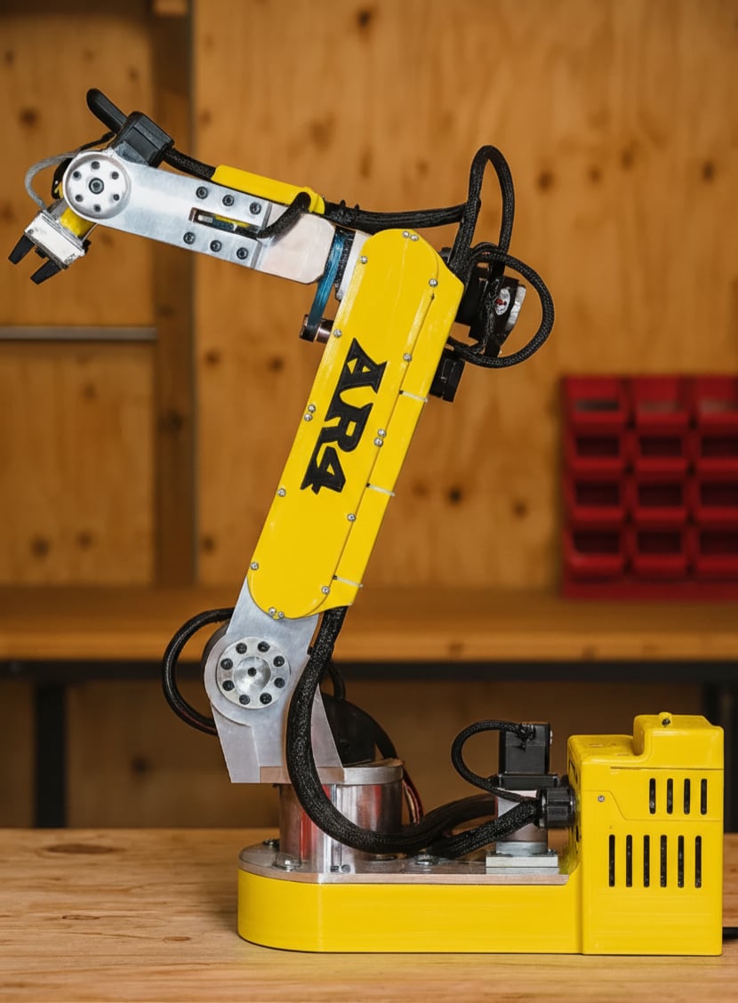 AR4 MK5 Robot 3D Printed Parts Set: Yellow photo 3