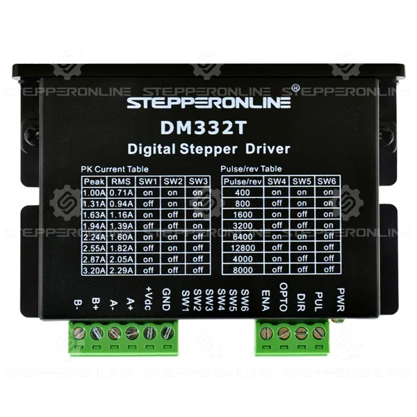 Digital Stepper Drive 1.0-3.2A 10-30VDC for Nema 17, 23 Stepper Motor (DM332T)