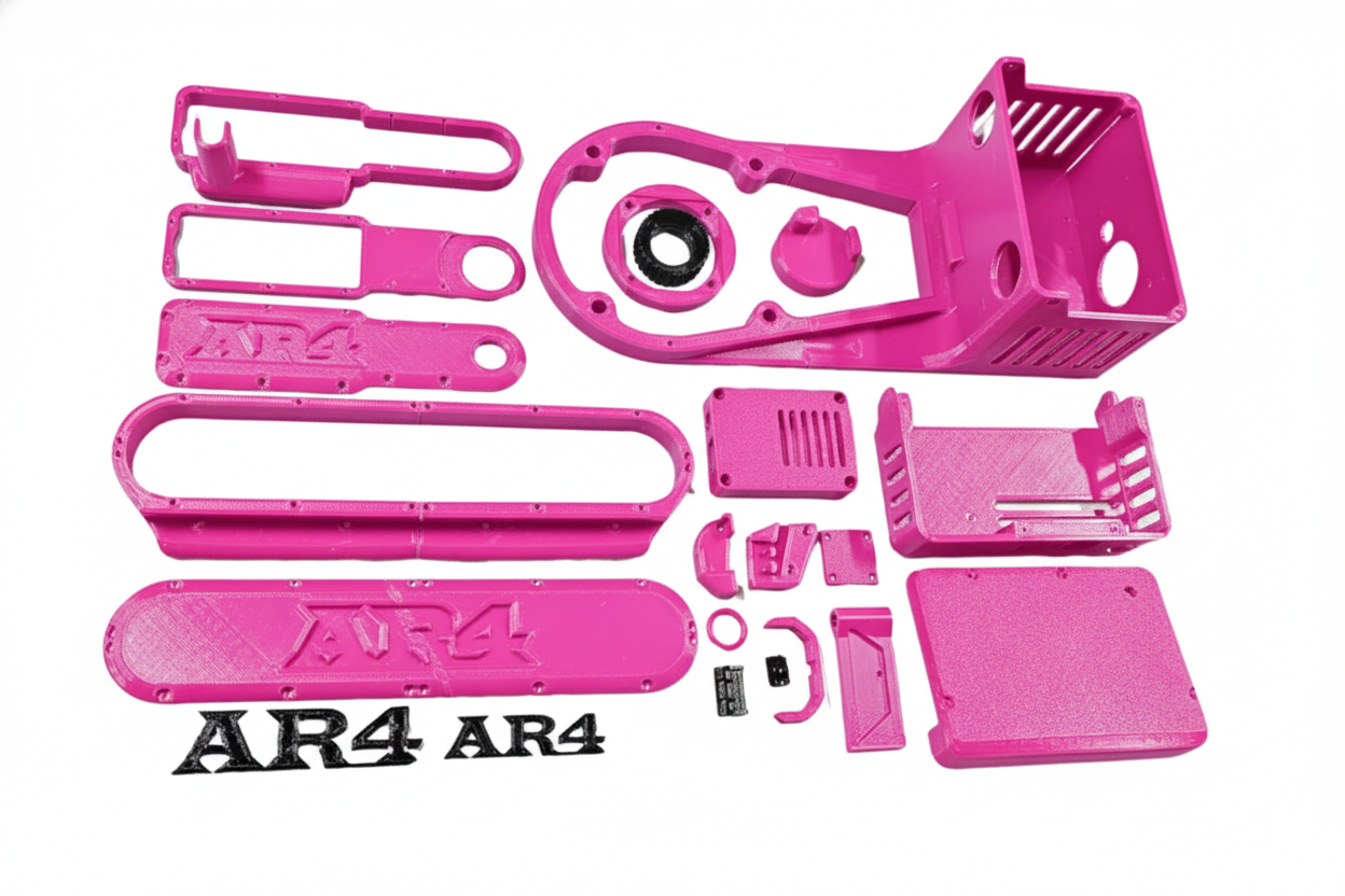 AR4 MK3 Robot 3D Printed Parts Set - Pink 1 AR4 MK3 Robot 3D Printed Parts Set - Pink