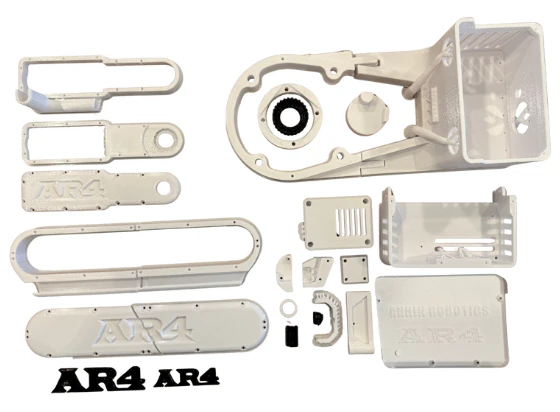 AR4 MK3 Robot 3D Printed Parts Set - White 1 AR4 MK3 Robot 3D Printed Parts Set - White