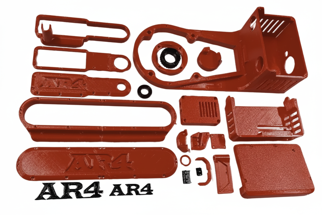 AR4 MK3 Robot 3D Printed Parts Set - Maroon 1 AR4 MK3 Robot 3D Printed Parts Set - Maroon
