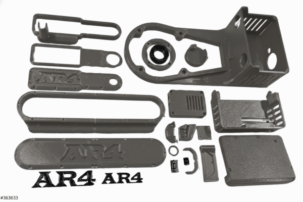 AR4 MK3 Robot 3D Printed Parts Set - Dark Gray