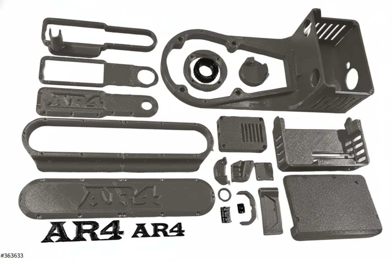 AR4 MK3 Robot 3D Printed Parts Set - Dark Gray 1 AR4 MK3 Robot 3D Printed Parts Set - Dark Gray