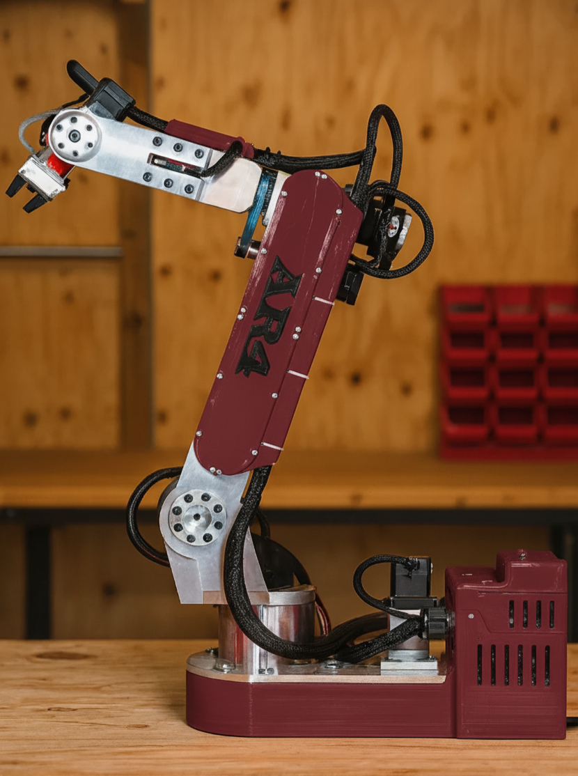 AR4 MK3 Robot 3D Printed Parts Set - Maroon 3 AR4 MK3 Robot 3D Printed Parts Set - Maroon - Image 3