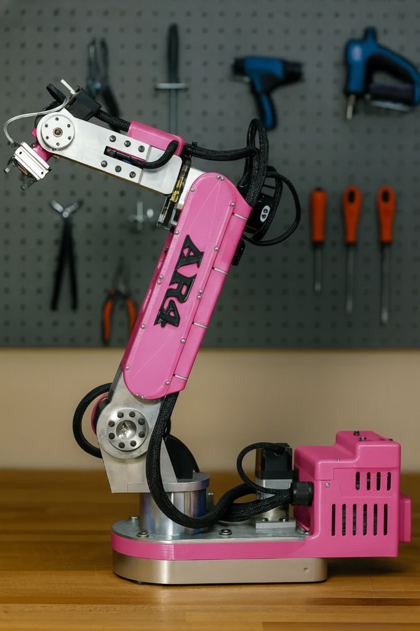 AR4 MK3 Robot 3D Printed Parts Set - Pink 3 AR4 MK3 Robot 3D Printed Parts Set - Pink - Image 3