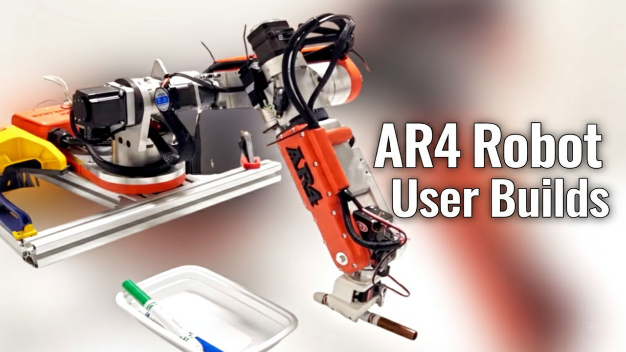 AR4 Powered Small Robot Arm AI Assistant for Voice Controlled Pick YT 6